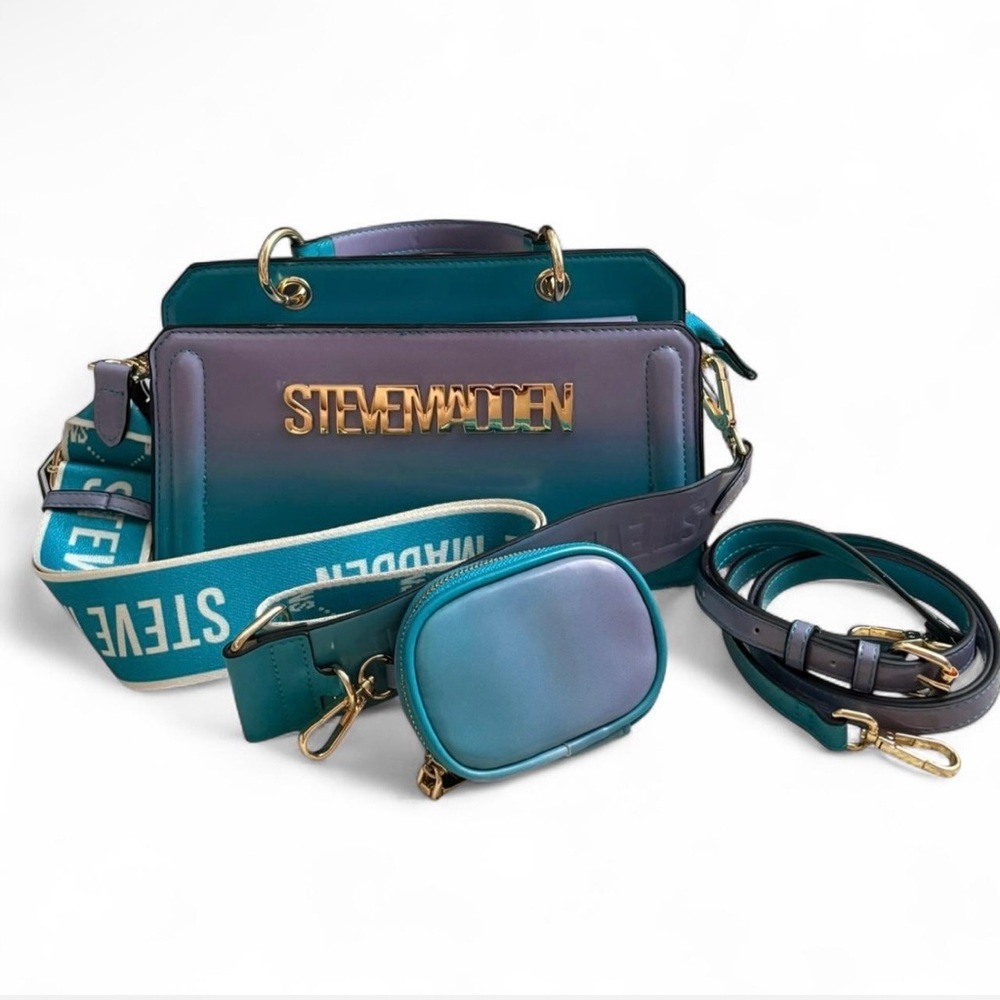 Steve Madden Teal and Purple Purse